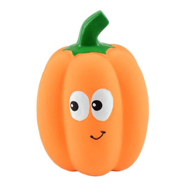 

cat toys 1pc pet sound funny pumpkin shaped latex training supplies
