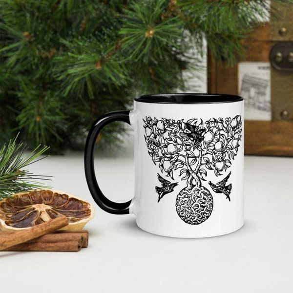 

mugs halloween coffee cup, pagan mug,goth spooky mug,coffee mug witchcraft gift,funny mug,fall