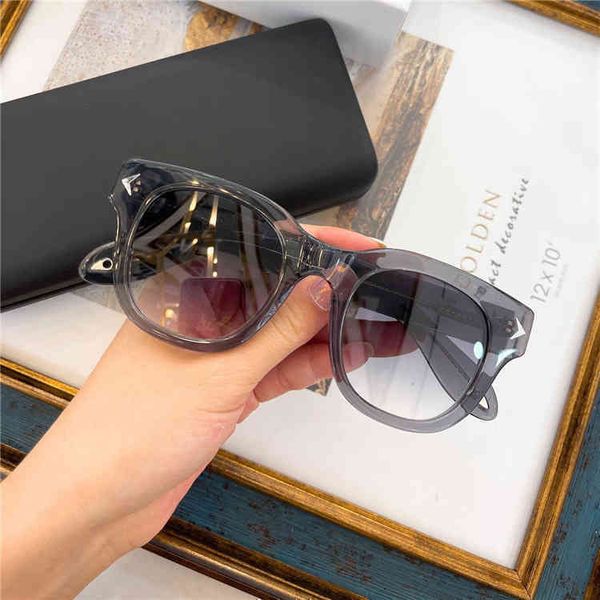 

2022 factory wholesale model jijia fashion plate anti men's and women's face small gv7537 sunglasses, White;black