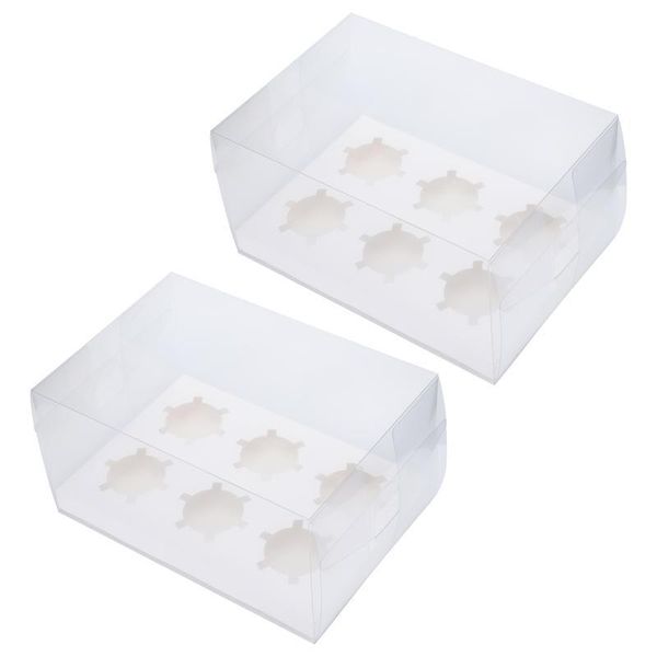 

gift wrap 2pcs cupcake packaging boxes exquisite lightweight christmas pastry box