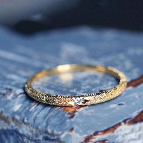 

cluster rings designer's unique creative zircon flash sand craft opening adjustable ring retro compact charm ladies brand silver jewelr, Golden;silver