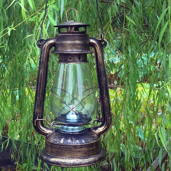 

portable lanterns 1 pc kerosene lamp retro nostalgic iron camping light for el living room conference