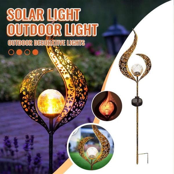 

1/2pcs hollow flame solar torch light garden christmas decoration lamp outdoor led landscape lawn lamps