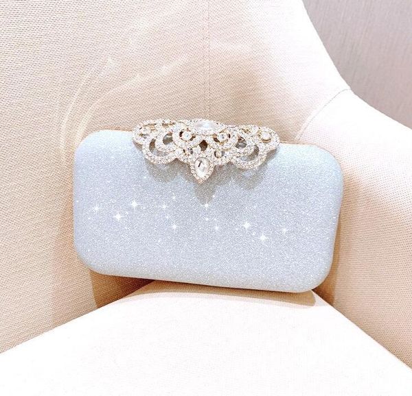

2020 women evening bag party banquet glitter bag for women girls wedding clutches handbag chain shoulder bag