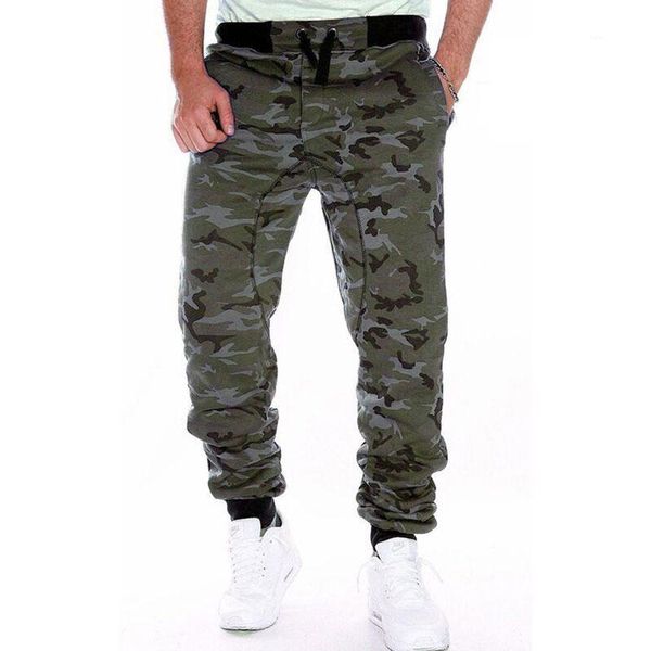 

men's pants camouflage sweatpants harem fashion casual outdoor streetwear pockets loose clothing, Black