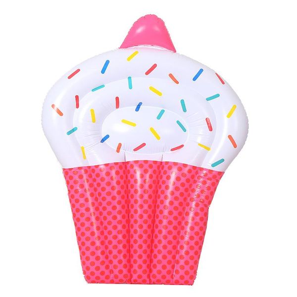 

cake pool float boat ice cream swimming floating women water inflatable bed for accessories life vest & buoy
