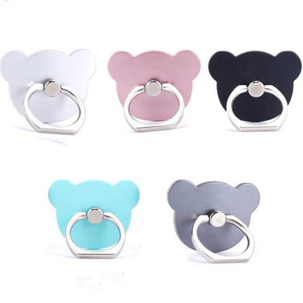 

cat head shape metal ring phone holders with stand new style cellphone holder mounts fashion for iphone samsung huawei universal all smartph
