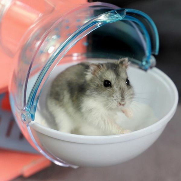 

small animal supplies hamster toilet mouse gerbil pet bathroom cage box bath sand room toy acrylic house 3 colors