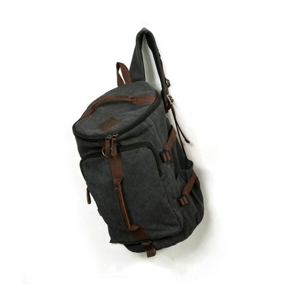 

backpack retro color travel bag men's large-capacity casual canvas one-shoulder portable messenger