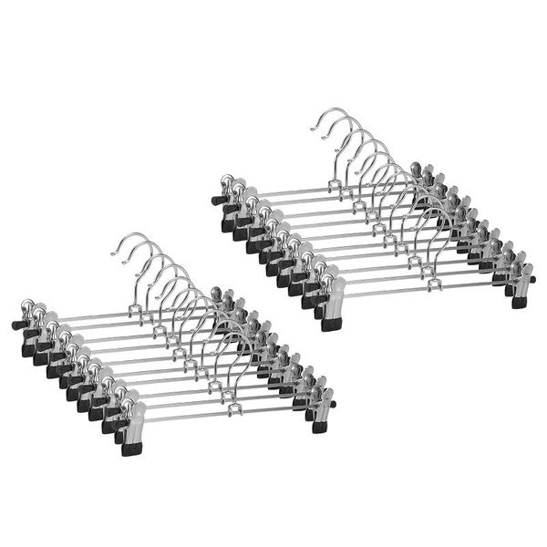 

clothing & wardrobe storage 20pcs home decor clothes hangers for closet metal clips coat skirt dress blouse bulk shirt