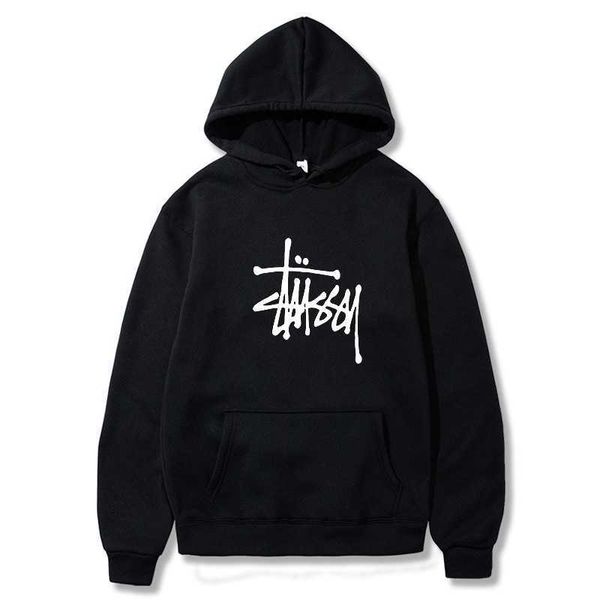 

hoodies2020 fashion hooded casual loose pattern hip hop Pullover, Navy white label