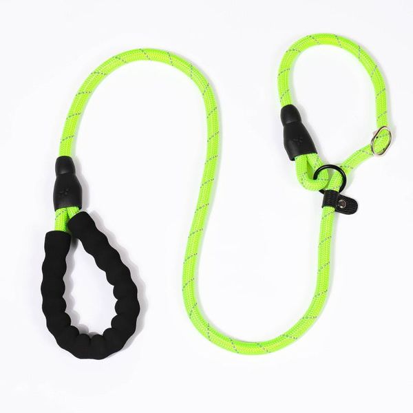 

chain leash pet one piece set of night reflectivehand dog collar suitable for large small and medium-sized supplies collars & leashes