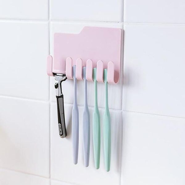 

bathroom storage & organization organizer wall-mounted razor and toothbrush holder toothpaste hanging multi-function racks