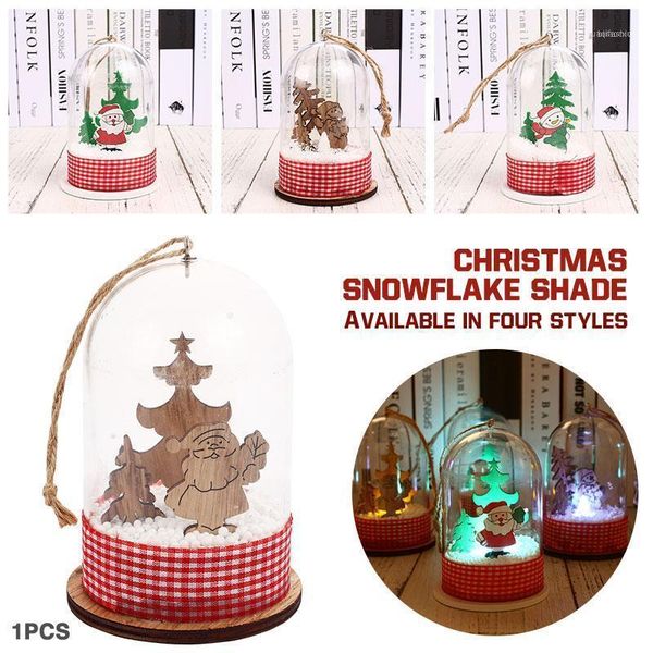 

christmas decorations candle light glass cover beautiful gift luminous creative1