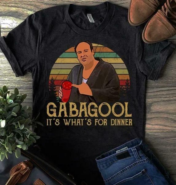 

gabagool shirt - gabagool it's what's for dinner vintage t-shirt, White;black