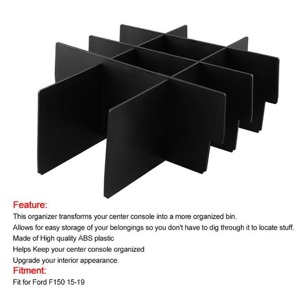 

car organizer center console for f150 automotive supplies td326