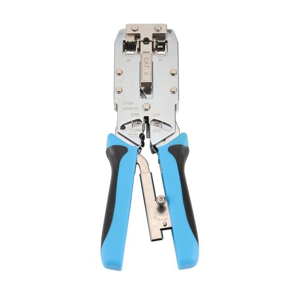 

promotion mt-8106r 8 inch 4p 6p 8p amp type stp modular plug crimping tool rj45 plier with ratchet cripmer professional hand s