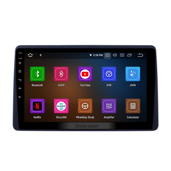 Carro DVD Radio Stereo Navegação Unidade Player para 2018-Renault Duster GPS 10,1 polegadas Android 4 + 64g