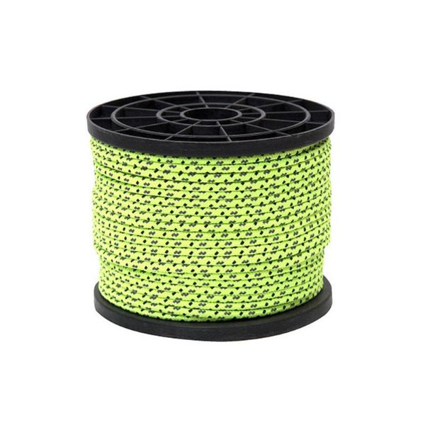 

outdoor gadgets 50m reflective nylon rope camping tent fixing sky curtain wind high recognition at night line