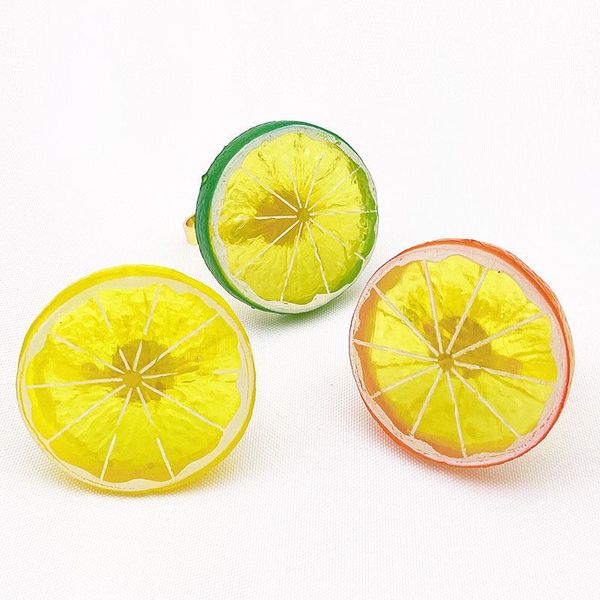 

napkin rings 8pcs/lot slice ring el tableware buckle fruit table decoration