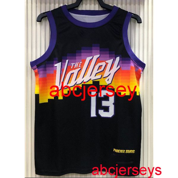 

men's nash paul booker 13# 2021 swingman jersey s- vest, Black