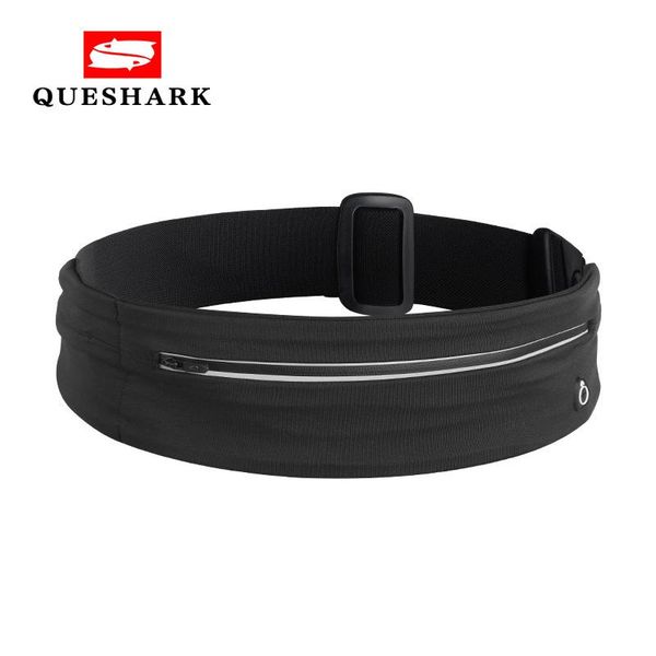 

outdoor bags lightweight sports running waist bag night safety reflective belt pouch adjustable fitness yoga phone earphone hole