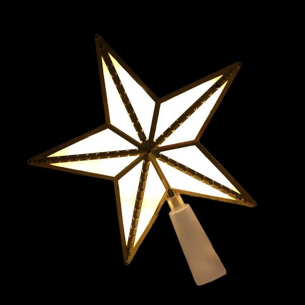 

christmas decorations 1pc five-pointed star light xmas tree decor decorative