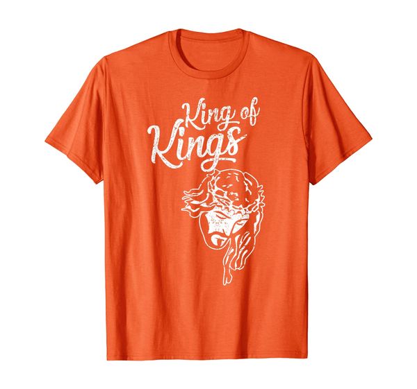 

jesus christ is king t-shirt, White;black