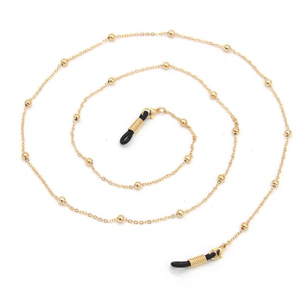 

sunglasses cases & bags gold silver metal beads link chain fashion chains eyeglasses cord glasses rope neck strap holder accessories