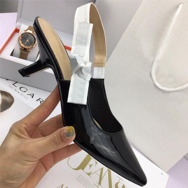 

dress shoes friczot ladies embroidered summer sandals exposed back pointed heels office, Black