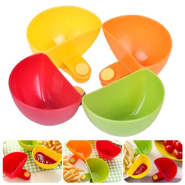 

dishes & plates 4pcs seasoning dish kitchen trinket plate sauce flower for dipping bowl