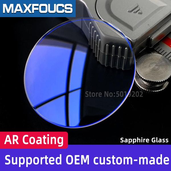 

repair tools & kits customized blue ar-coating sapphire glass double dome30.5x2.1