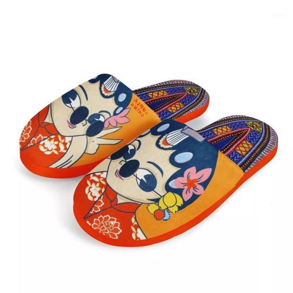 

ladies shoes for women winter slippers bedroom indoor couple 3d bohemia opera girls femmes chaussures drop1, Black