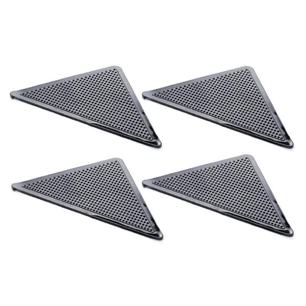 

bath mats 4pcs silicone rubber carpet mat patch rug gripper anti-slip grip pad