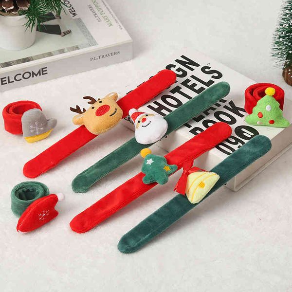 

christmas new live decorations bracelet snap ring children's day props clap