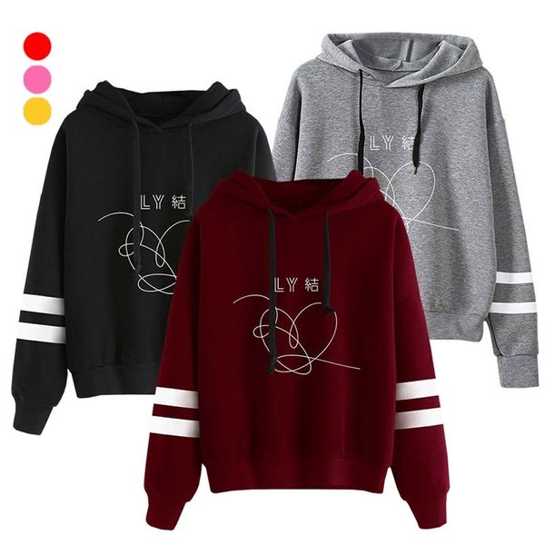 

women's loose hooded sweater ly printed s-xxl2021, Black