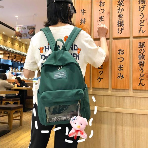 

backpack female school bags for teenage girls 2021 nylon travel women mochilas sac a dos ladies laprucksack men bag pack