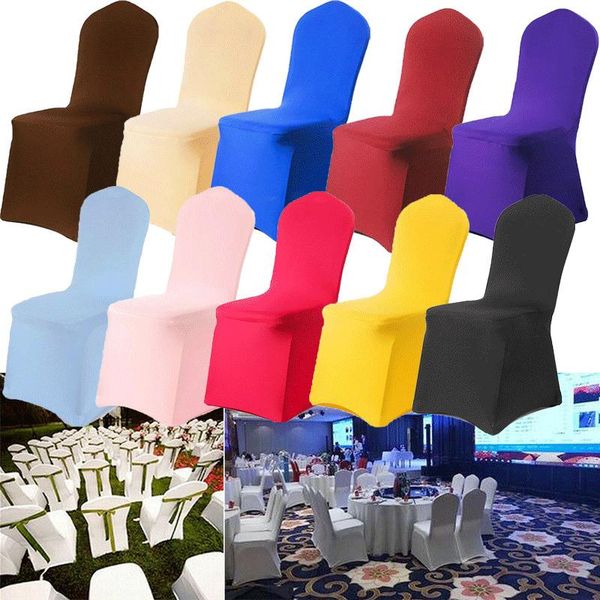 

chair covers dining spandex slip cover stretch wedding banquet party