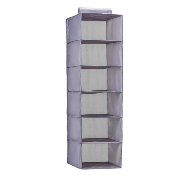 

storage bags home bedroom set multi-layer wardrobe clothes hanging bag simple wall