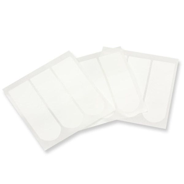 

nail art kits 3 pcs/set form fringe guides sticker diy line tips white mh88