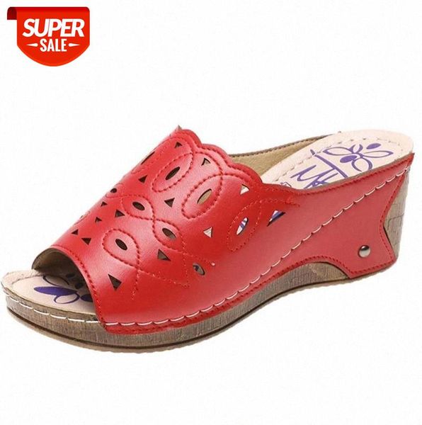 

2021 women platform sandals super light wedge shoes female outdoor casual slippers slip on ladies footwear #rk6c, Black