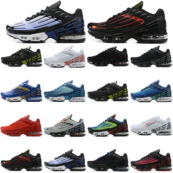 

new running shoes plus 3 men women triple white black red laser blue og bred orange sky purple nebula usa hyper royal neon grey outdoor snea