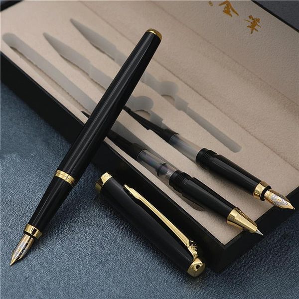

fountain pens 3 in 1 pen with box birthday good quality luxury iraurita different writing nibs thicknesses