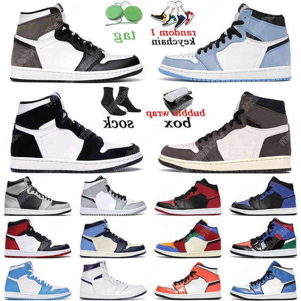 

turbo green with original box men women jumpman 1 twist basketball shoes 1s university blue dark mocha hyper royal outdoor mens trainer