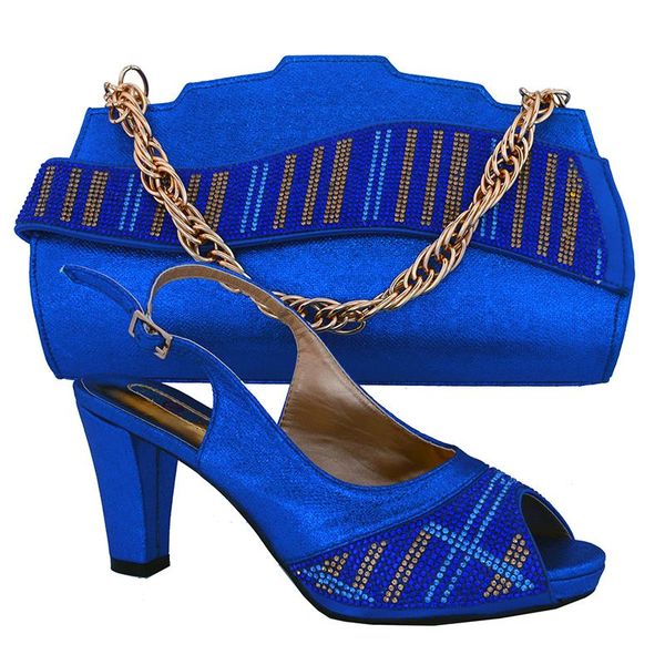 

royal blue shoes and bag sets for women matching shoe bags african set italian design dress, Black