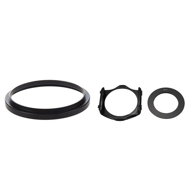 

pcs camera replacement metal 49mm-52mm step up filter ring adapter & 1 58mm + 3-slot holder lens adapters mounts