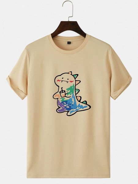 

men cartoon graphic tee x3wl#, White;black