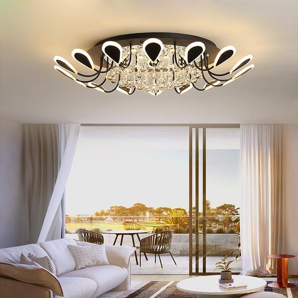 

ceiling lights modern rustic flush mount ac85-265v bedside aluminum living room bedroom lamp luminaria
