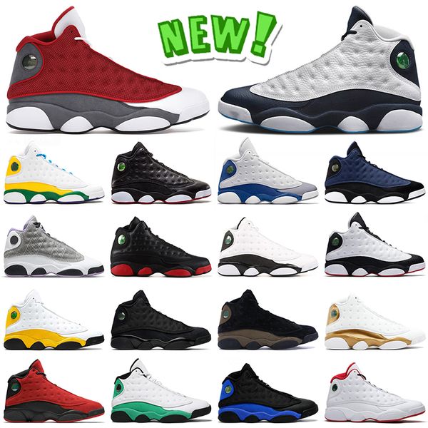 

13 13s jumpman basketball shoes mens women red flint obsidian playground playoffs french blue brave houndstooth dirty bred dmp lucky green h