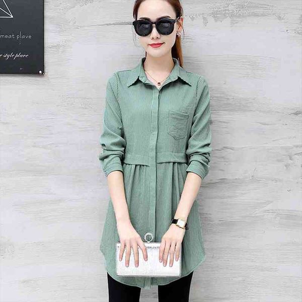 

womens stripe fashion long sleeve shirt casual button blouses ladies office shirts plus size clothing vetement femme, White